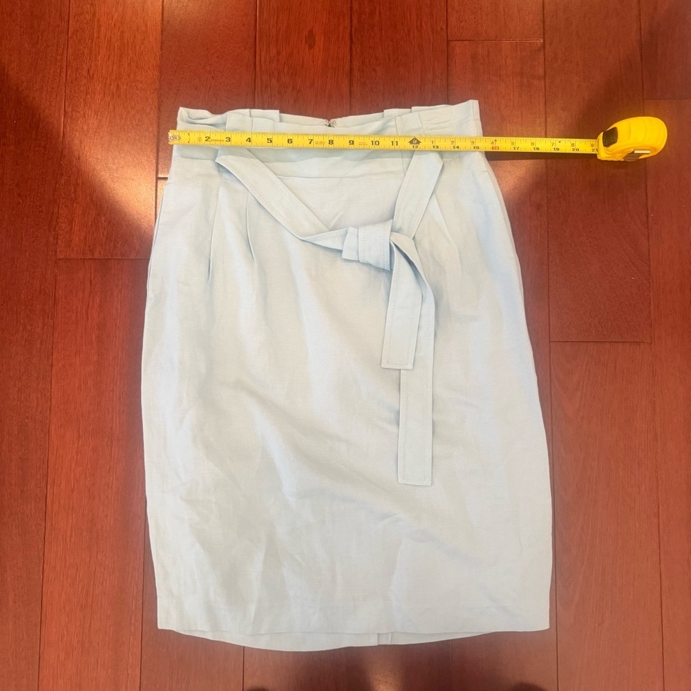 Ann Taylor Light Blue Pencil Skirt - Picture 3 of 6